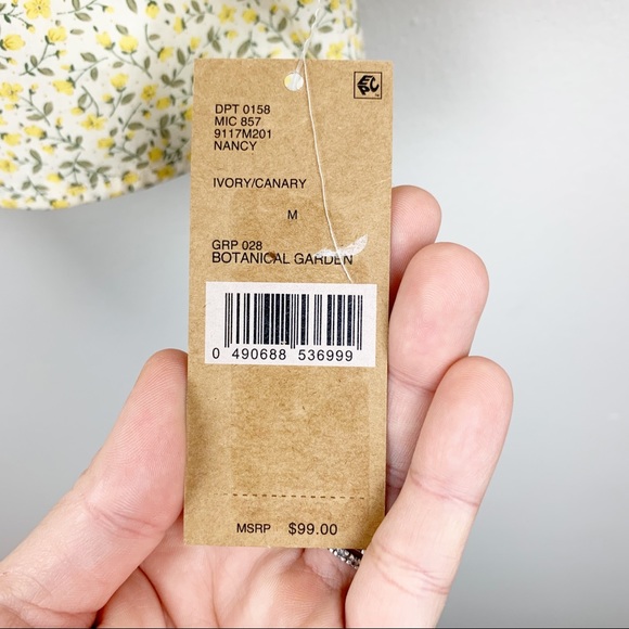 NWT Cremieux Botanical Garden Floral Print Top - Picture 7 of 9